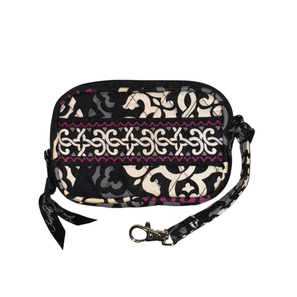 Vera Bradley Canterberry Magenta Tech‎ Case Wallet Coin Purse Purple
